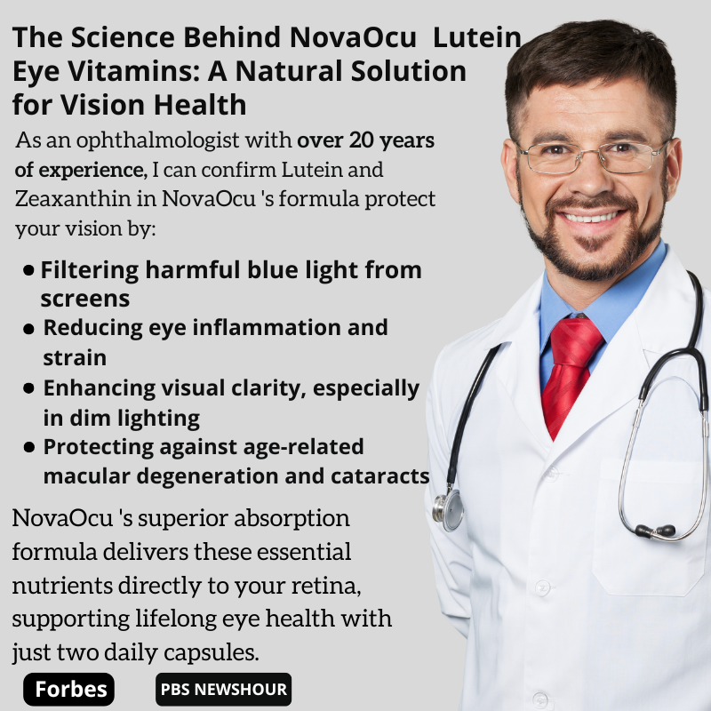 NovaOcu Lutein Eye Vitamins