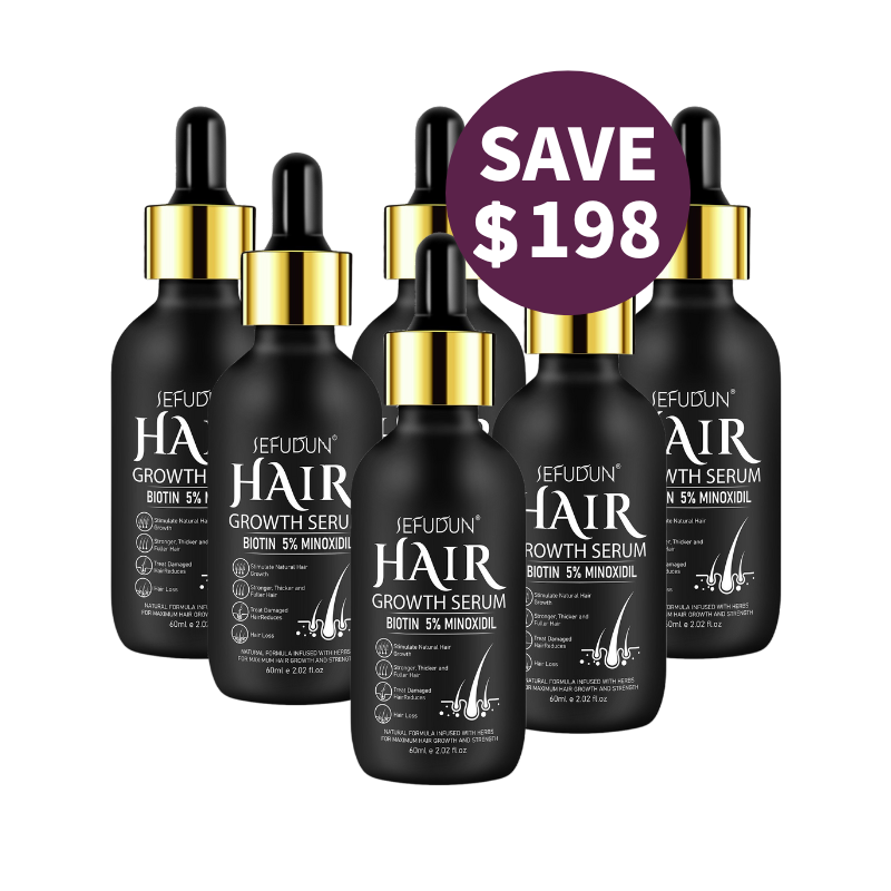 Hair & Beard Growth Oil with 5% Minoxidil – Fast Results