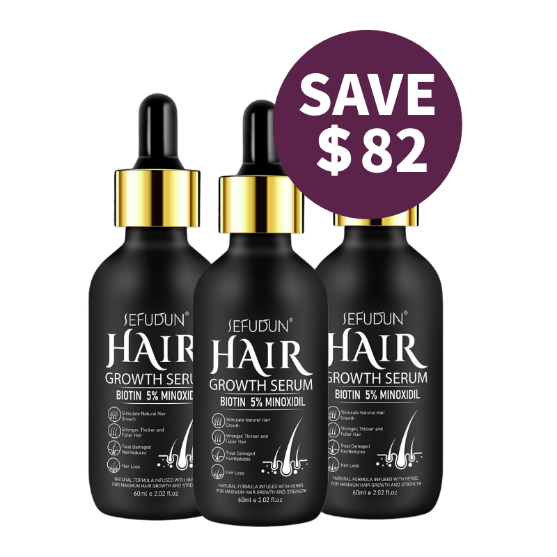 Hair & Beard Growth Oil with 5% Minoxidil – Fast Results