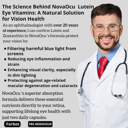 NovaOcu Lutein Eye Vitamins